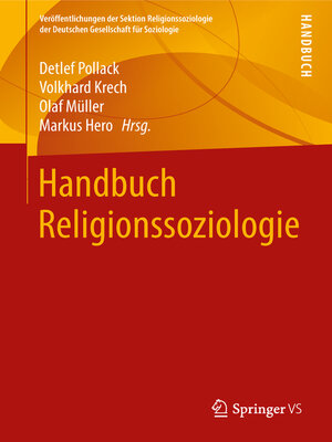 cover image of Handbuch Religionssoziologie